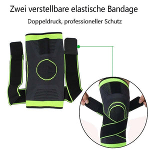 3D Design Kniestütze mit fixierbaren atmungsaktiven Kniebandage