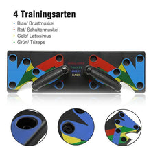 Laden Sie das Bild in den Galerie-Viewer, 9-in-1 Push-Up-Board Gymnastik Übung Liegestütze